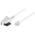 Miniatyrbild 1 av 3: TAE-F-kabel (universal pinout), vit
