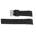 Pikkukuva 2 / 4: Silikoninen kellonranneke Huawei GT5/GT4/Watch4:lle Musta + hopea 20 mm