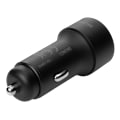 Miniatyrbild 2 av 5: USB car charger, 1xUSB-A 18W, 1xUSB-C PD 20W, tot 38W, black