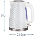 Miniatyrbild 2 av 6: Vattenkokare Groove Kettle White 26381-70