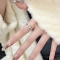 Miniatyrbillede 3 af 5: Rhinestone Ring Hjerte MultiColor