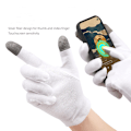 Miniatyrbillede 2 af 3: Bomuldshandsker med Touchscreen-kompatible fingre