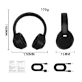 Pikkukuva 2 / 4: DR10 Classic Black Over-Ear Bluetooth -kuulokkeet