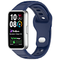 Miniatyrbillede 3 af 4: Silikonerem til Huawei Band 10/9/8 - Prikket tekstur Blå