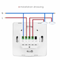 Miniatyrbillede 4 af 7: Smart switch - Wifi switch 2-polet