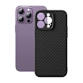 Miniatyrbillede 4 af 10: Magnetisk etui Baseus Synthetic Fiber Series til iPhone 14 Pro (sort)+ hærdet glas + rensesæt