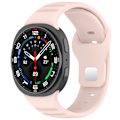 Pikkukuva 2 / 5: Tyylikäs silikoniranneke Galaxy Watch8 & Watch Ultra2 -kelloille Vaaleanpunainen