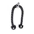 Miniatyrbillede 4 af 4: Triceps Pull Down Rope med karabinhage - Gym Cable Machine Attachment