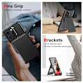 Miniatyrbillede 2 af 6: Elegant sort tegnebogsetui til iPhone 16 iPhone 16 Pro Max
