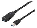 Miniatyrbillede 1 af 5: PRIME USB 3.0 extens cable active TypeA ma>TypeA fe 2m blue