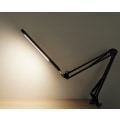 Miniatyrbillede 4 af 5: INF LED skrivebordslampe med justerbar drejearm Sort