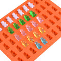 Miniatyrbillede 2 af 6: Slikform til vingummibamser Silikone Orange