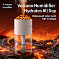 Pikkukuva 5 / 11: Volcano Humidifier HS02: Simuloi liekkiä 7-värisellä valolla Valkoinen