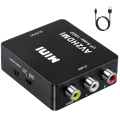 Miniatyrbild 1 av 7: RCA till HDMI adapter / signalomvandlare Svart