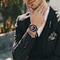 Pikkukuva 3 / 5: Ruostumattomasta teräksestä valmistettu ranneke Samsung Galaxy Watch 7 Ultra 47MM:lle Musta