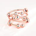 Miniatyrbillede 5 af 5: Anti-stress ring justerbar kobber 3-pak