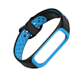 Miniatyrbillede 2 af 4: Samsung Galaxy Fit2 tofarvet rem Sort + blå