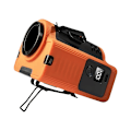 Miniatyrbillede 1 af 9: N610 Taljeventilator: Bærbar, Genopladelig, Clip-on Orange