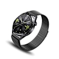 Miniatyrbild 1 av 3: Svart klockarmband i rostfritt stål - 20 mm - För Huawei GT4/3/2