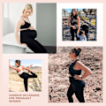 Miniatyrbillede 4 af 5: Yogabukser til gravide - sorte L