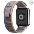 Miniatyrbillede 2 af 3: Redmi Watch 4 flettet nylon urrem Blå + Grå