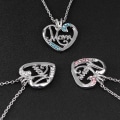 Miniatyrbild 6 av 8: Halsband till mamma Silver Rosa