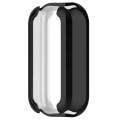 Miniatyrbillede 5 af 5: Beskyttelsesetui med skærmbeskytter til Xiaomi Mi Band 8 Active/Redmi Band 2 Sort