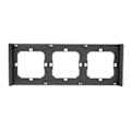 Miniatyrbillede 1 af 2: Ramme til kontakt M5 80 triple 3-fold SONOFF M5-3C-80-F (grafit/sort)