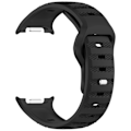 Miniatyrbillede 4 af 5: Stilfuld silikonerem til Galaxy Watch8 & Watch Ultra2 Sort