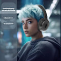 Pikkukuva 4 / 4: INF Langattomat stereokuulokkeet, joissa Bluetooth 5.3 ja erittäin pitkä akunkesto Musta