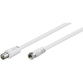 Miniatyrbild 3 av 4: SAT-/antenn-adapterkabel (<70 dB), dubbelskärmad