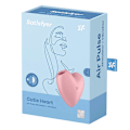 Pikkukuva 6 / 6: Klitoriksen hierontalaite Satisfyer Cutie Heart Vaaleanpunainen (vaaleanpunainen)