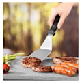 Miniatyrbild 3 av 4: Stekspade i rostfritt stål med triangulärt huvud för BBQ och Teppanyaki