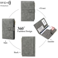 Miniatyrbillede 3 af 6: RFID-beskyttet Rejseetui med Pastholder Grå