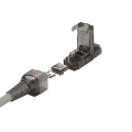 Miniatyrbild 2 av 6: RJ45 plug Cat6A, unshielded, tool-less, grey