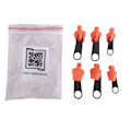 Miniatyrbild 4 av 4: Reparationssats för blixtlås, 6-pack, universell blixtlåsfixare Orange