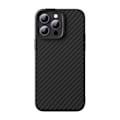Miniatyrbillede 3 af 10: Magnetisk etui Baseus Synthetic Fiber Series til iPhone 14 Pro (sort)+ hærdet glas + rensesæt