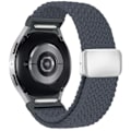 Miniatyrbild 2 av 5: Nylonarmband för Samsung Galaxy Watch 7 - Snabbkoppling Mörkgrå