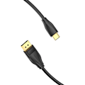 Pikkukuva 4 / 5: USB-C - DisplayPort 1.4 -kaapelin tuuletus CGYBG, 1,5 m, 8K 60Hz/4K 120Hz (musta)