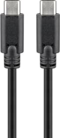 USB-C™-kabel, 2 m, svart