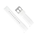 Miniatyrbillede 2 af 4: Silikone urrem til Huawei GT5/GT4/Watch4 Hvid + Sølv 20 mm