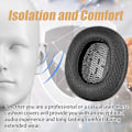 Miniatyrbild 4 av 6: INF Öronkuddar för JBL E65BTNC/ Duet NC/Live 650 BTNC/Live 660 BTNC Svart