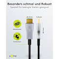 Miniatyrbillede 5 af 11: Optisk hybrid ultrahøjhastigheds HDMI™-kabel med Ethernet (AOC)