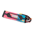 Miniatyrbild 4 av 6: Gens ace Advanced 5500mAh 7,6V 100C 2S1P HardCase Lipo batteripaket med XT60