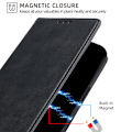 Miniatyrbillede 6 af 8: Flip Case til Redmi Note 13 Pro 5G/Poco X6 - Sort