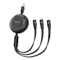Pikkukuva 1 / 2: 3in1 USB-USB-C / Lightning / Micro USB -kaapeli, Mcdodo CA-3570, 1,2 m (musta)