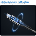 Miniatyrbild 3 av 4: USB-C PD snabbladdningskabel 100 W Svart 1 m