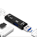 Pikkukuva 3 / 5: 3-in-1-kortinlukija: USB 2.0, Type-C, SD/TF-yhteensopivuus