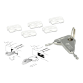 Pikkukuva 2 / 3: USB Port Blocker, 5 USB locks, 2 keys, white
