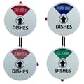 Diskmaskin Magnet Ren Smutsig Skylt Indikator, Magnetisk Diskmaskin Dekal Etikett